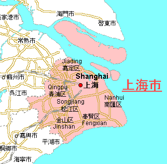 早わかり上海附近鳥瞰図／最新上海市街地図 中華民国詳細　上海近郊　和楽路発行 早わかり上海附近鳥瞰図／最新上海市街地図 中華民国詳細 上海